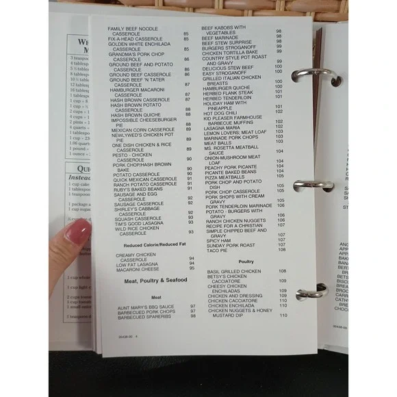 Walnut Grove‎ Cookbook Hurdle Mills, NC 2000 Binder United Methodist Church - Picture 11 of 16